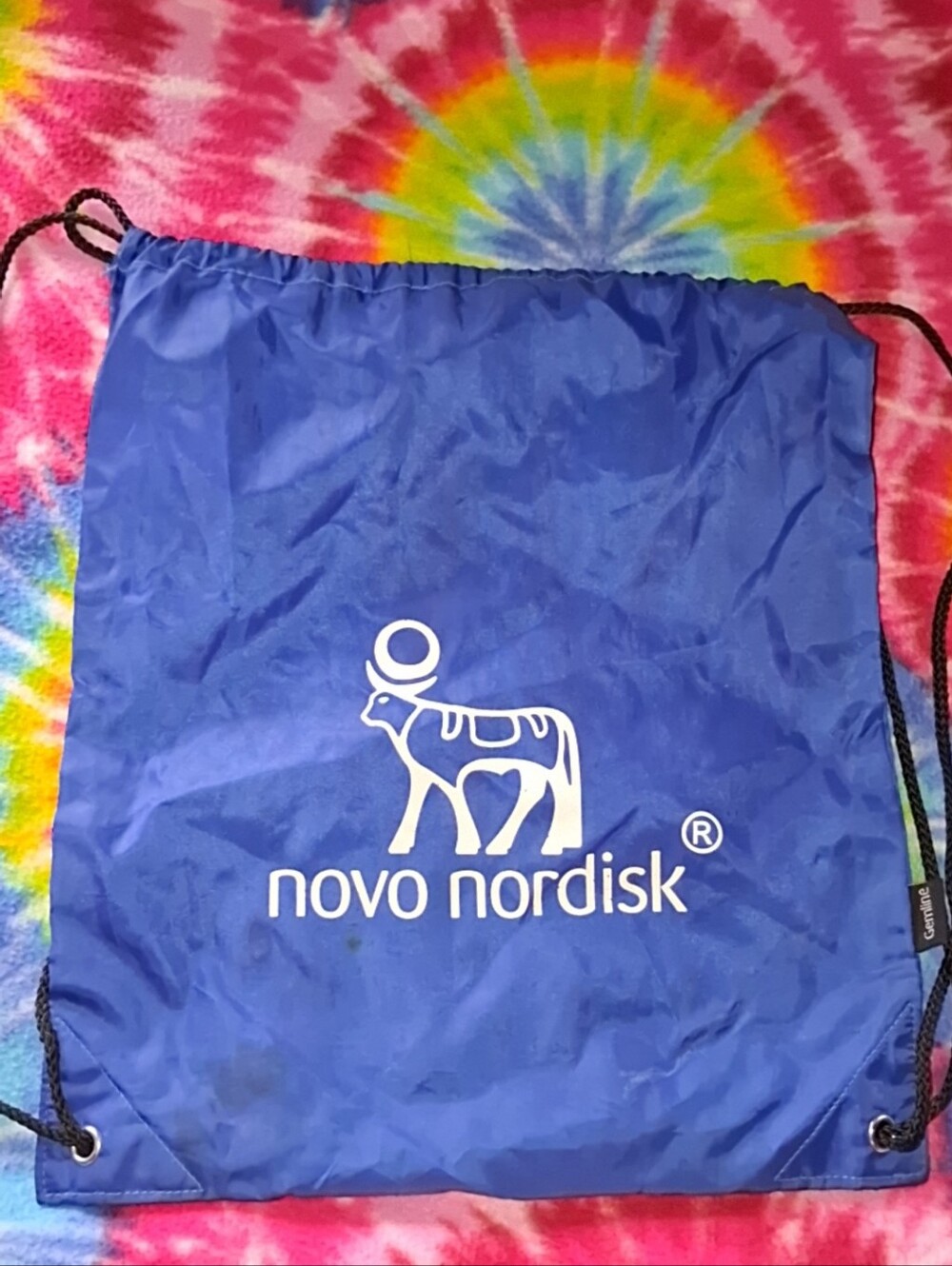 Purple Drawstring Bag